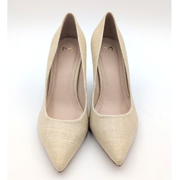 Marc Fisher Salley Pointed Toe Heel Pump Women's Natural Size US8.5M EU39 - Picture 2 of 9